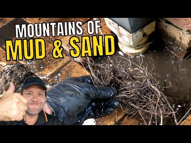 Blocked Drain 481 Epic Drain Rescue: Clearing Out Mountains of Mud and Sand!